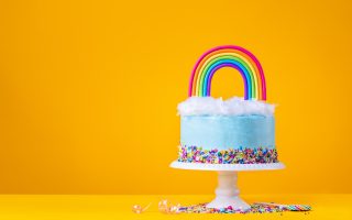 Torta arcobaleno