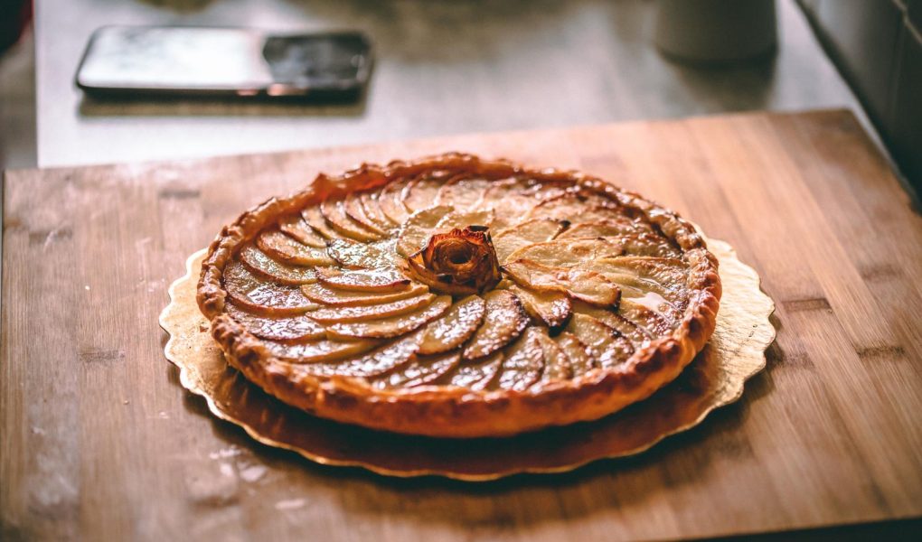 Torta di mele cremosa