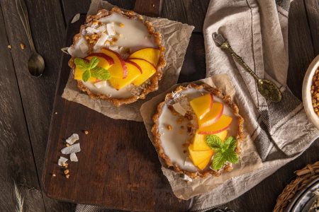 Torta di pesche