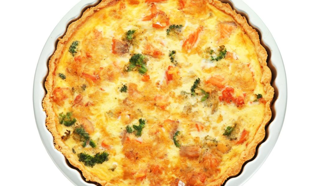 Torta salata prosciutto e formaggio