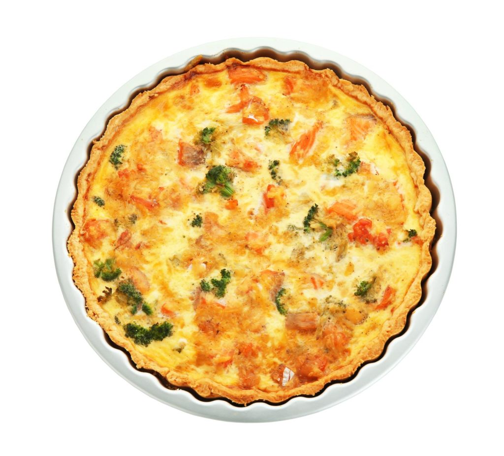 Torta salata prosciutto e formaggio