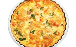 Torta salata prosciutto e formaggio