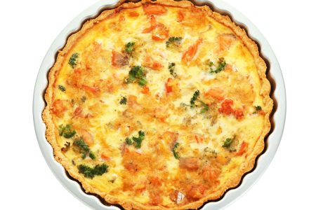 Torta salata prosciutto e formaggio