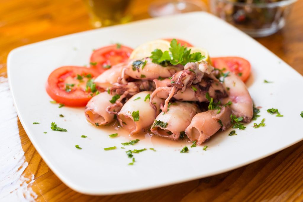 Antipasto di moscardini