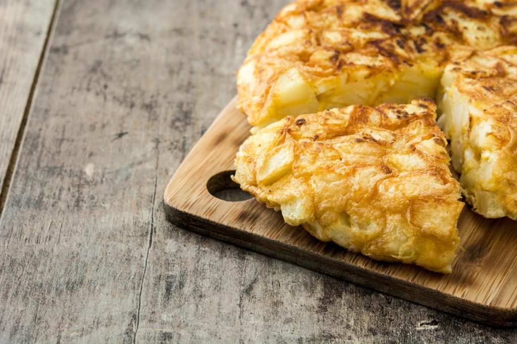 Frittata di patate e cipolle