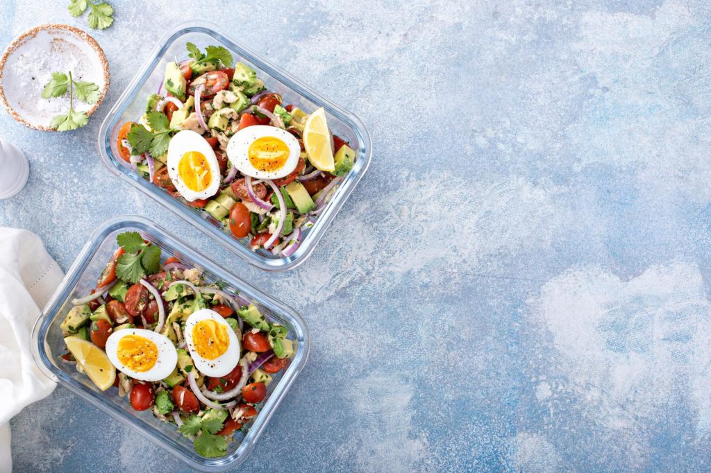 Insalata con uova sode
