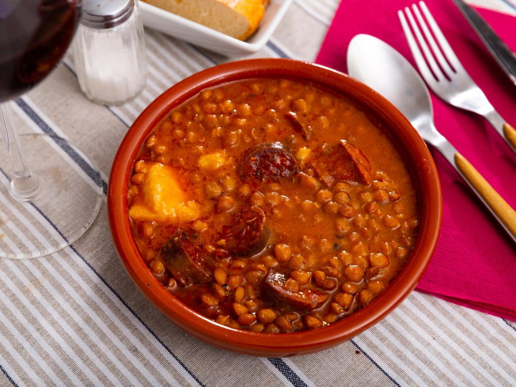 Lenticchie e salsiccia