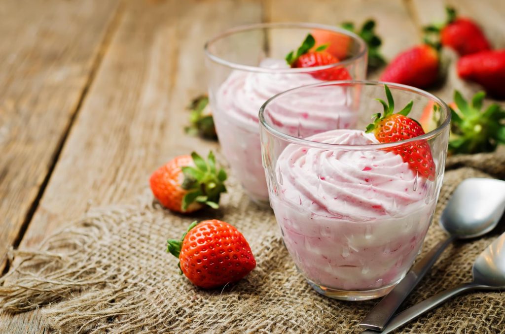 Mousse di fragole