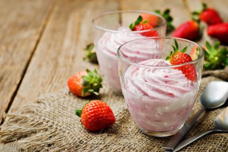 Mousse di fragole