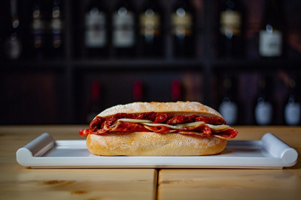 Panino con salsiccia