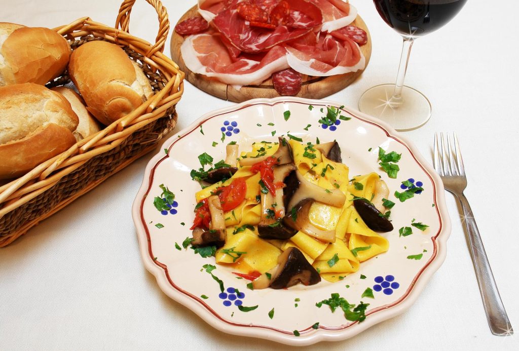 Pappardelle ai funghi