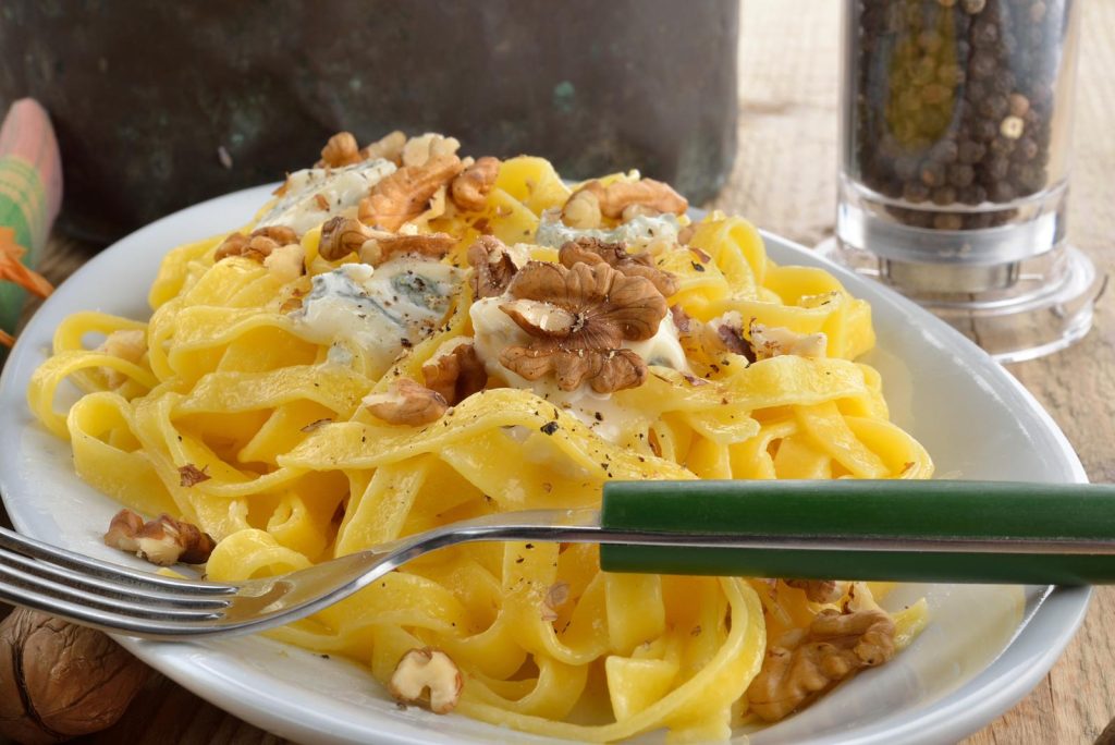 Pasta gorgonzola e noci