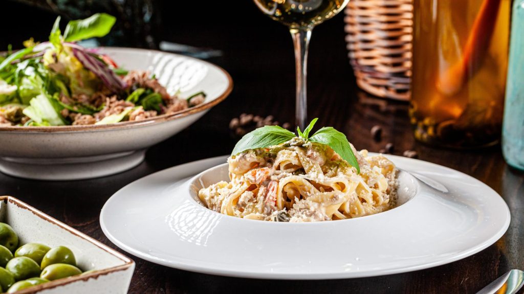 Pasta panna e tonno