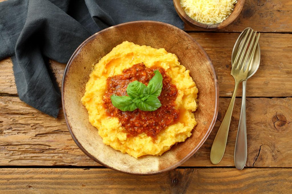 Polenta in pentola a pressione