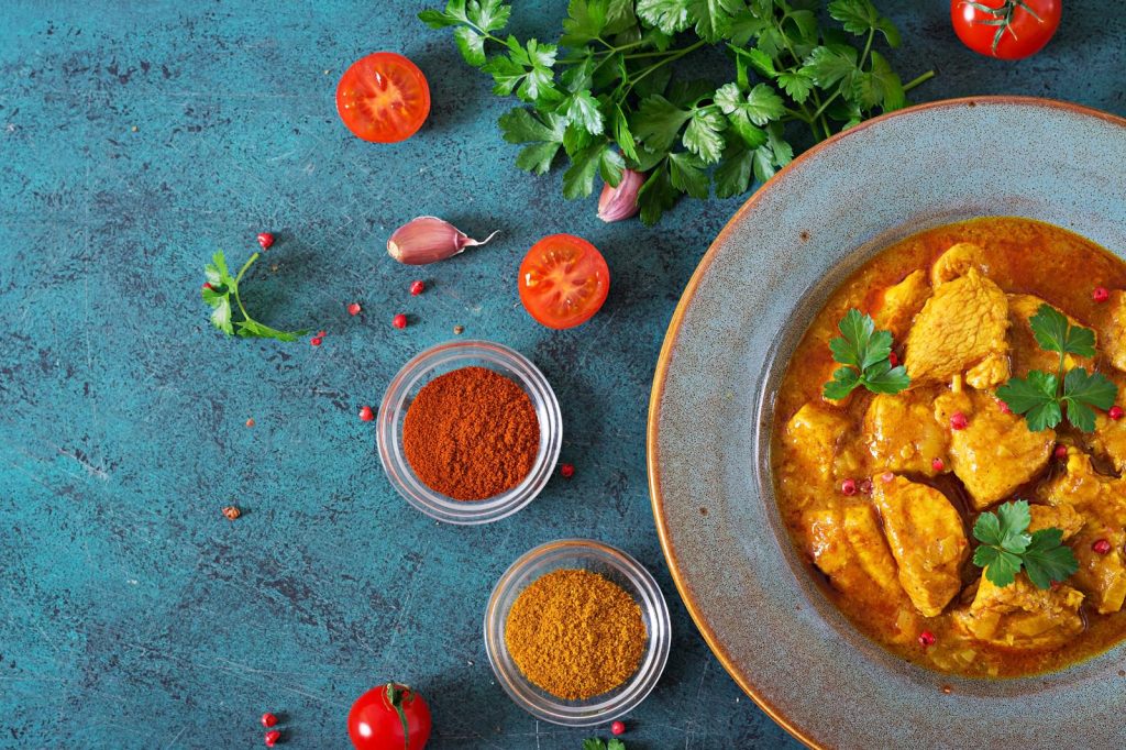 Pollo al curry light