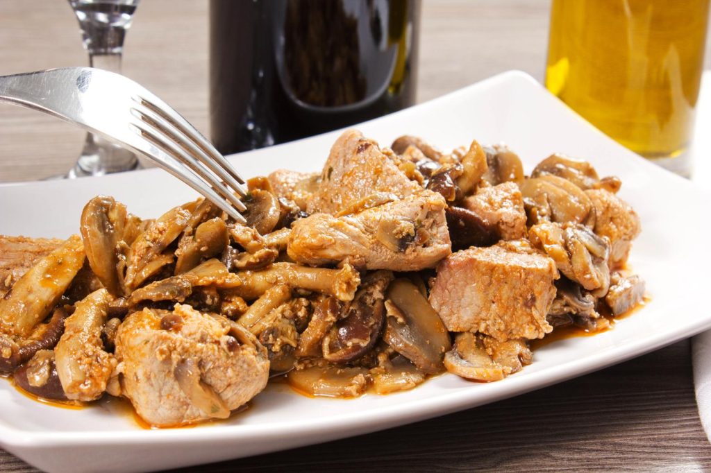 Spezzatino con funghi