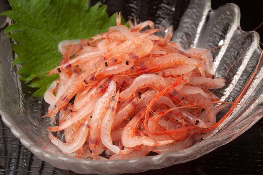 Spiedini di gamberi