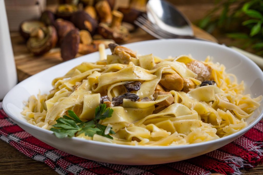 Tagliatelle alla boscaiola