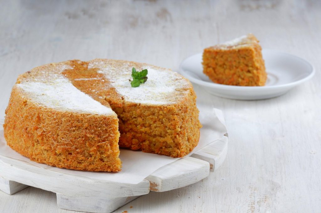 Torta di carote light