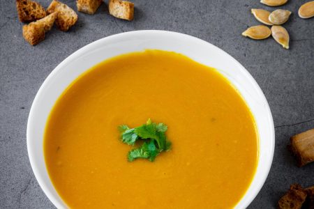 Vellutata di zucca e carote