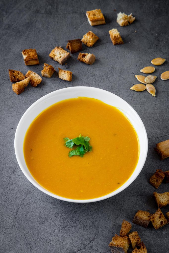 Vellutata di zucca e carote