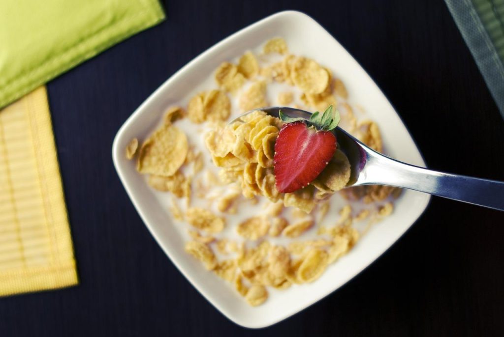 Calorie corn flakes