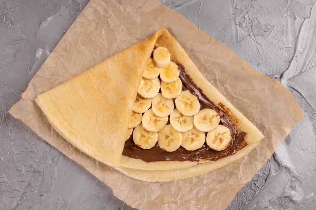Calorie crepes nutella